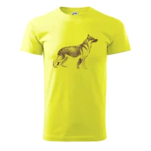 Německý ovčák -  kreslený skica