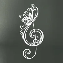 Houslový klíč kytky