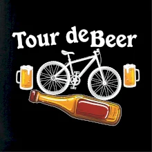 Tour de beer - kolo - pivo a nápis na zádech