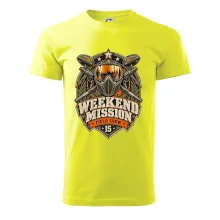 Víkendová mise vintage paintball odznak