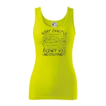 What exactly didnt you understand Chemistry