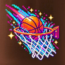 Pixel art basketbalový koš