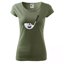 Parové triko - Golfová hůl a míček