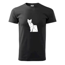 Origami kočka z boku