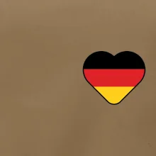 Germany love malé - Německá vlajka