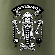 Lebka motorkář opravář