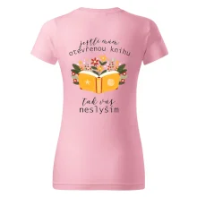 Jestli mám otevřenou knihu, tak vás neslyším