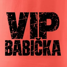 VIP babička černá grunge typografie