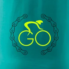 GO cyklista (fluo potisk)