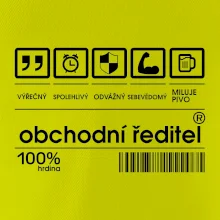 Čárový kód - Obchodní ředitel