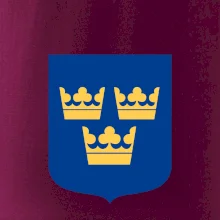 Švédský znak tři korunky velký