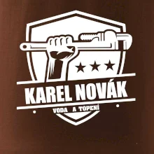 Instalatér - Erb vlastní nápis