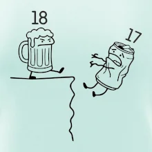 Pivo narozeniny - útes 18 let