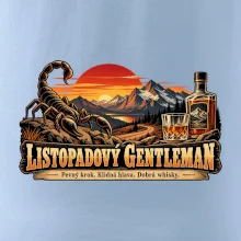 Listopadový gentleman whisky a horský západ slunce