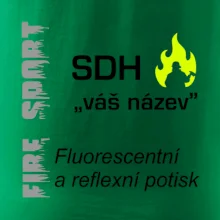 Hasiči - Váš název - FLUO + Reflexní potisk