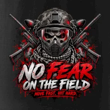 Lebka bojovníka no fear paintball