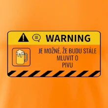 Warning mluvení - pivo