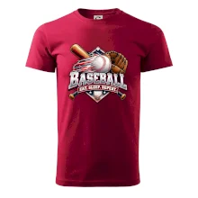 Baseballová pálka s rukavicí eat sleep repeat