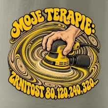 Moje terapie zrnitost 80 120 240 320 - vibrační bruska