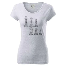 Šachové figurky kreslené