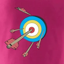 Šípy v barevném terči