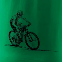 MTB kreslený cyklista MTB kreslený cyklista