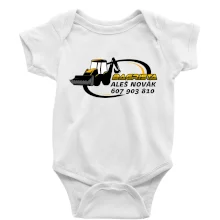 Bagrista v kruhu - vlastní nápis