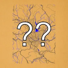 Vaše město - Mapa s vodními toky