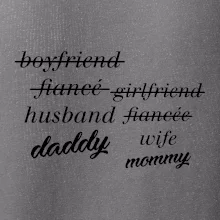 Partnerské triko nastávající rodiče