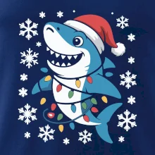 Vánoční žralok a vločky