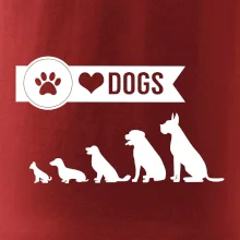 I love dogs - tlapka