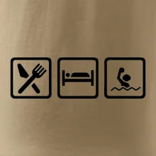 Eat sleep vodní pólo v řadě