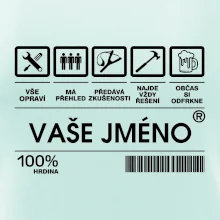 Vaše jméno - čárový kód