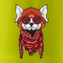 Červená panda hipster