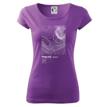 Plechý - vrstevnice v obdélníku