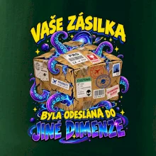 Vaše zásilka byla odeslána do jiné dimenze