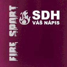 SDH REFLEXNÍ nápis (oheň, firesport, název sboru - vlastní nápis)