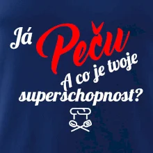 Já peču - tvoje superschopnost? šikmý nápis
