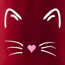 Kočka - srdce místo nosu