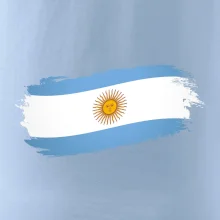 Argentina vlajka okousaná