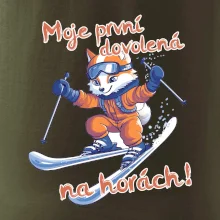 Moje první dovolená na horách oranžová liška