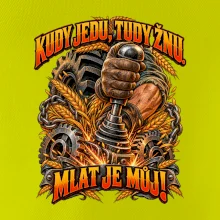 Kudy jedu tudy žnu řadicí páka traktoru