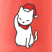 Vánoční kočka mávající