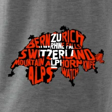 Mapy - názvy měst - Švýcarsko