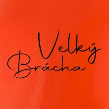 Velký brácha - nápis na zádech