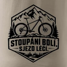 Stoupání bolí sjezd léčí - horské kolo