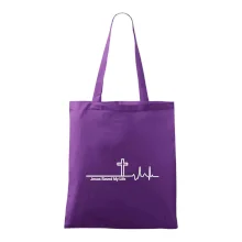 Jesus Saved My Life kříž ekg Jesus Saved My Life kříž ekg