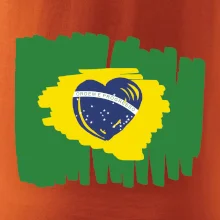 Brazílie vlajka srdce