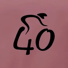 Cyklista slaví čtyřicítku (40)