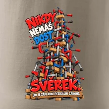 Nikdy nemáš dost svěrek - vysoká věž truhlářských svěrek